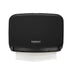 Easy-to-use and refillable Black Wall-Mounted Lockable Paper Towel Dispenser