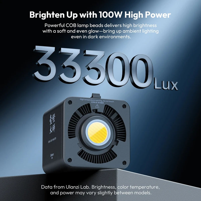 Studio LED Light 100W with 360° RGB and Soft Dome