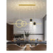 Chic Nordic Chandelier with Durable Metal Construction and Wide Lighting Area
