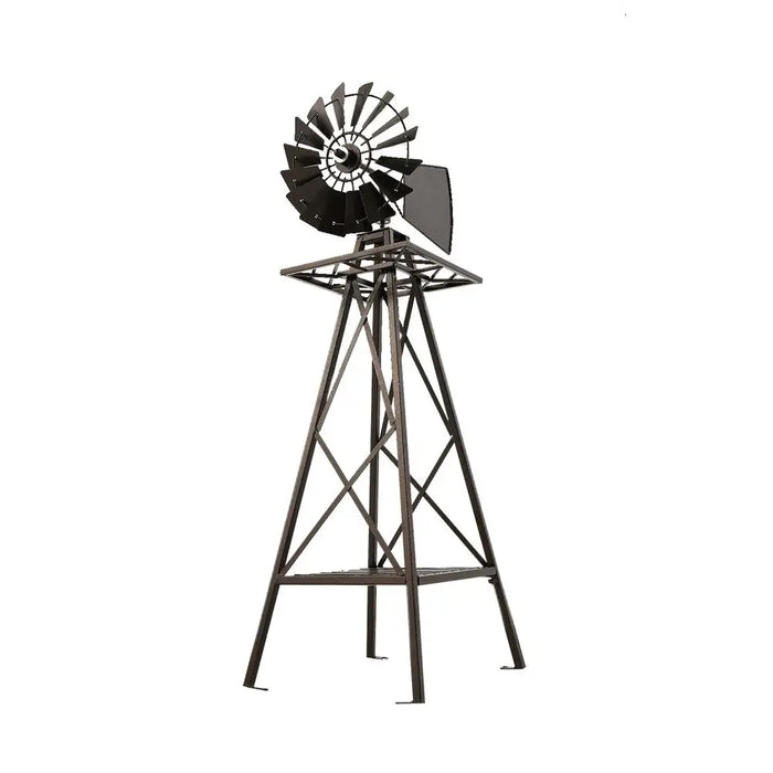 Outdoor Decorative 120cm Windmill – Weather-Resistant Metal Design