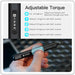 Adjustable Torque Levels for Precise Control