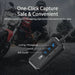 Dual 1080P Motorcycle DVR waterproof dash cam with WiFi and GPS (128GB) IPS display for easy video playback and real-time surveillance