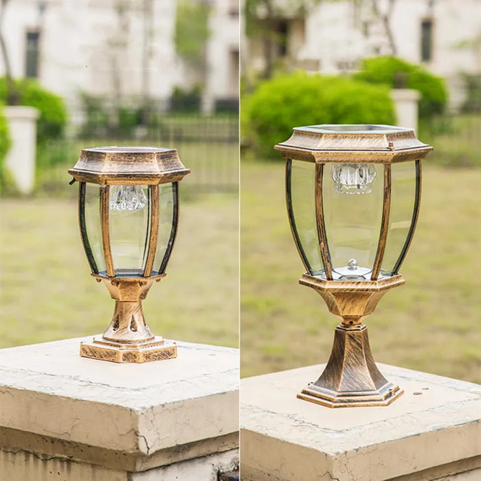 Solar LED Outdoor Pillar Light with High Efficiency