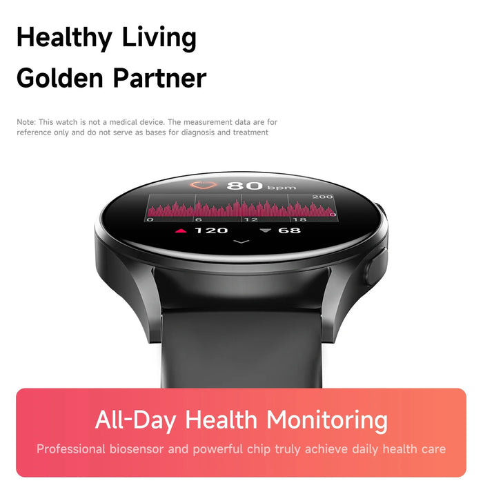 Smart Fitness Watch with Bluetooth Calling & Health Tracking