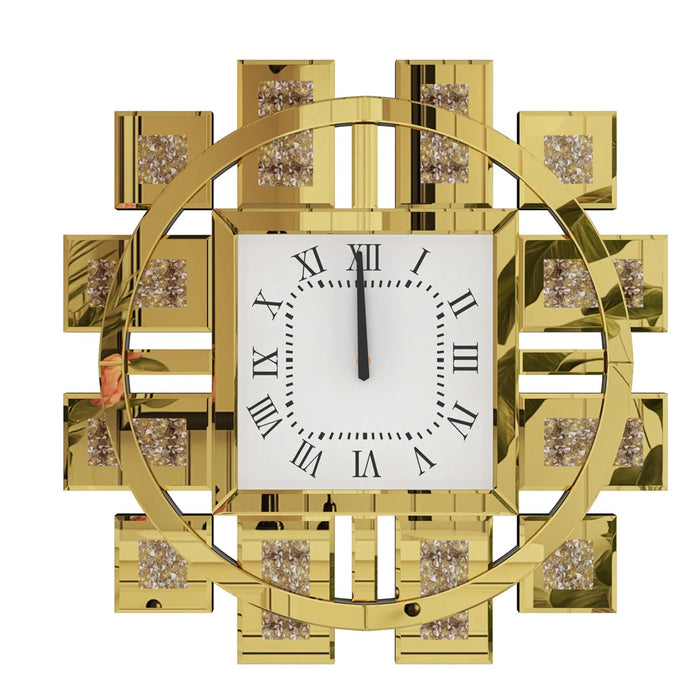 Decorative timepiece with unique irregular design and analogue display