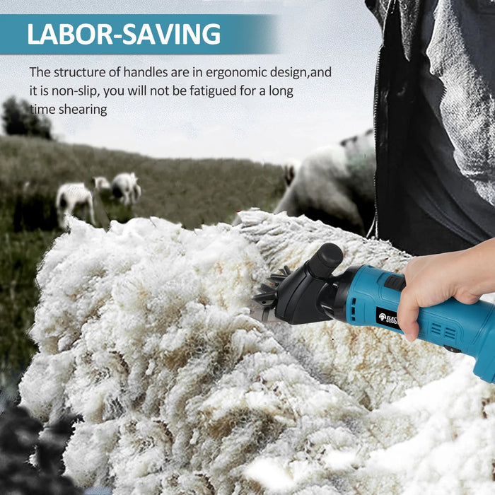 300W Cordless Electric Wool Shears for Sheep – No Battery