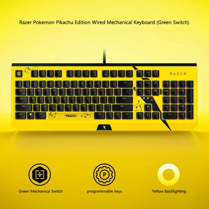 Pikachu Wireless Gaming Headset with ANC and RGB Lighting