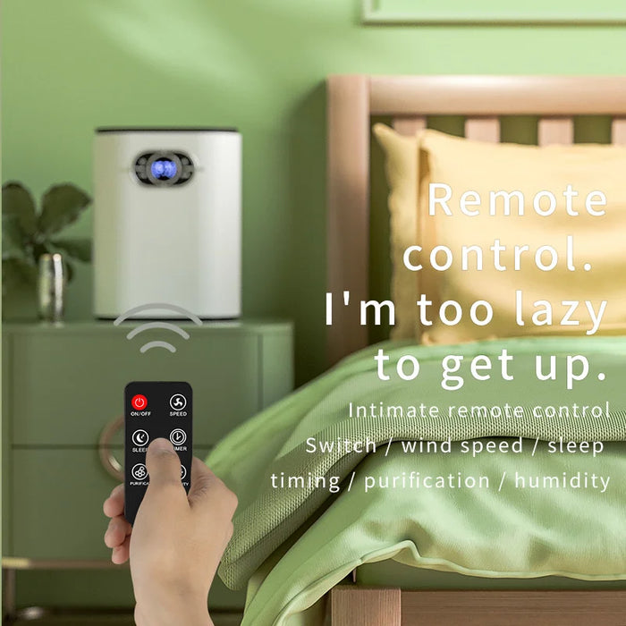 1.2L Smart Dehumidifier with Remote & Ion Air Purifier
