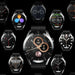 Waterproof smartwatch with blood glucose monitoring, 20 sports modes, and compass