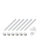  Modern and sleek ABS body and acrylic shade for durability and stylish appearance