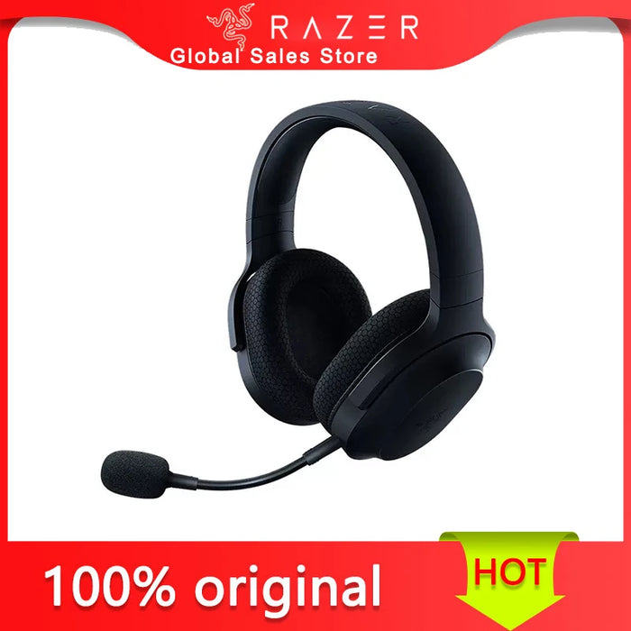 Pink Wireless Bluetooth Headset with USB-C Mic for Gamers