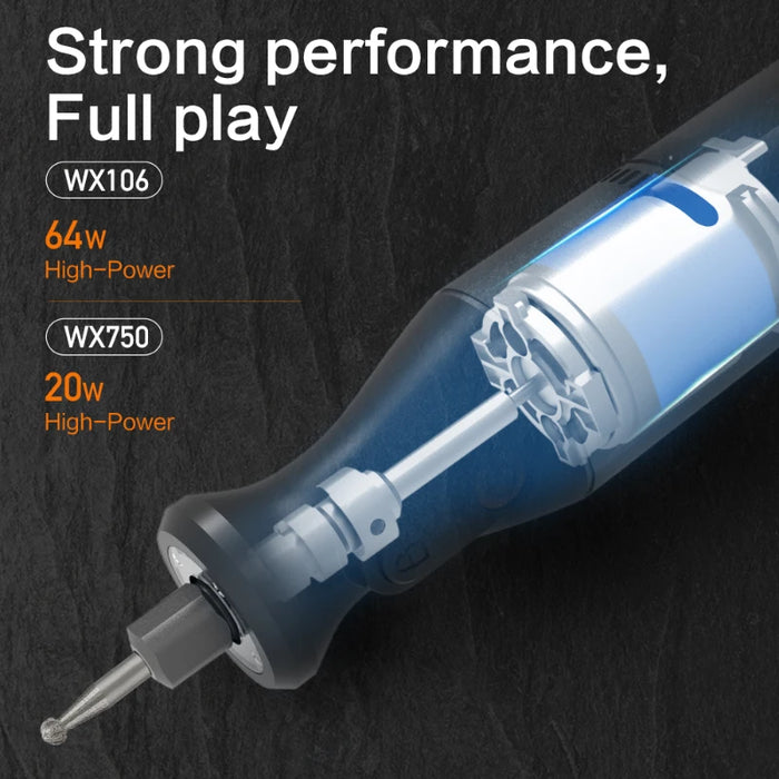 Cordless Mini Rotary Tool 28,000 RPM Variable Speed WX106