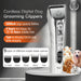 Cordless & Rechargeable Grooming Clipper with Adjustable Speed Settings