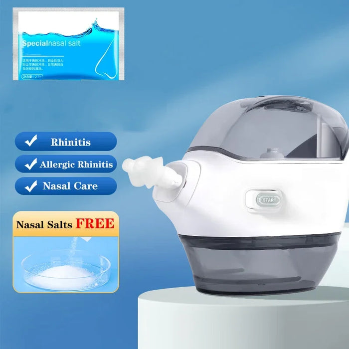 Portable Nasal Irrigator for Adults and Kids with Salt