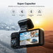 Night vision function of 4K Dash Camera capturing clear footage in low light