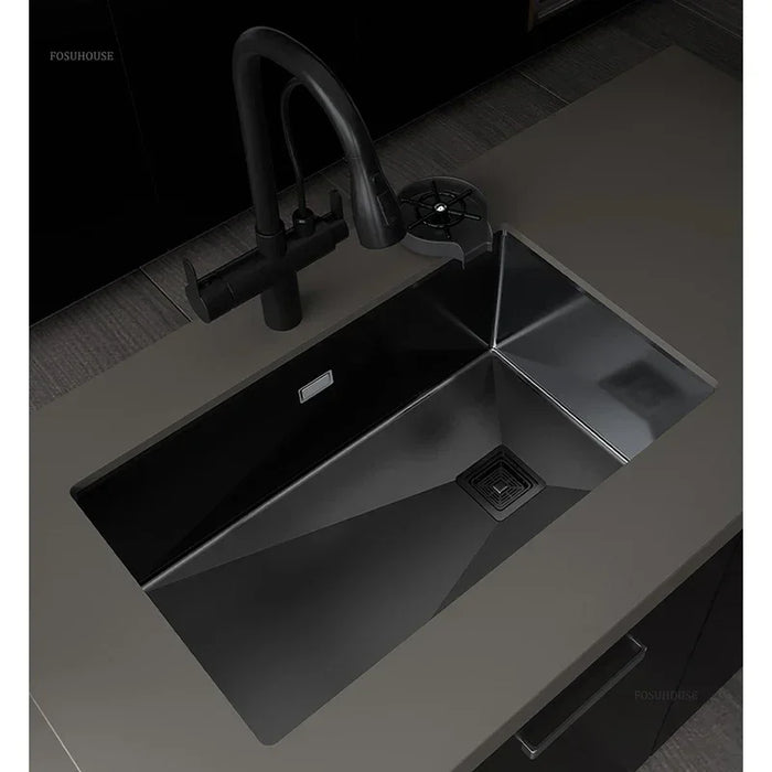 50x40cm Nano Stainless Steel Kitchen Sink with Cup Washer