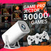 Smooth gaming experience with wireless controllers, precise joystick control, silicone buttons, and automatic sensitivity adjustment