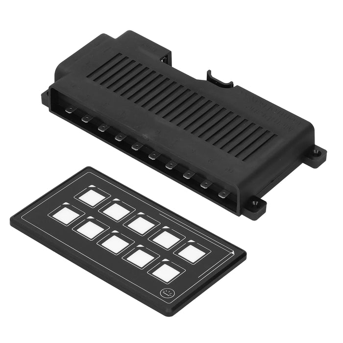 10 Gang LED Switch Panel with Bluetooth APP Control