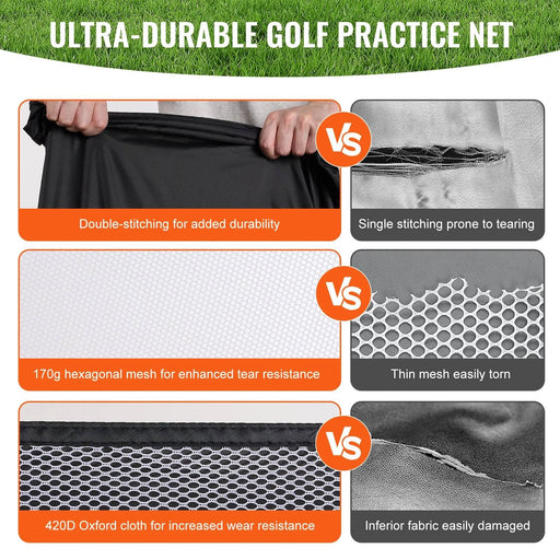 Durable net and glass fiber rods for long-lasting performance