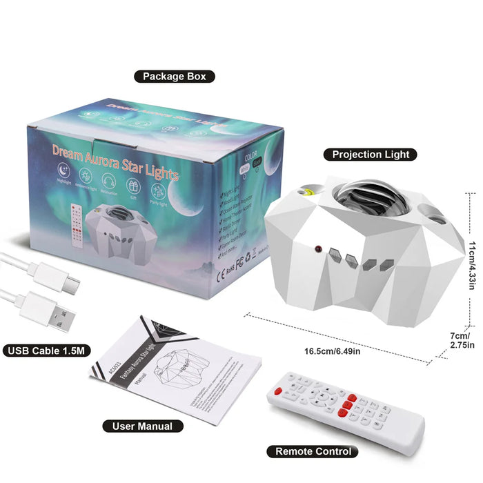 Built-in Bluetooth speakers and remote control functionality for customization