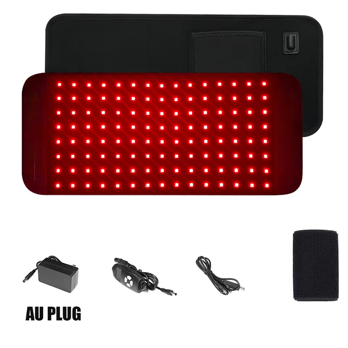 LED light therapy pad with 2-year warranty and 5-30 minutes adjustable timer
