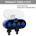 Durable Plastic Electronic Ball Valve Water Timer with Battery Operation and Manual Watering Feature