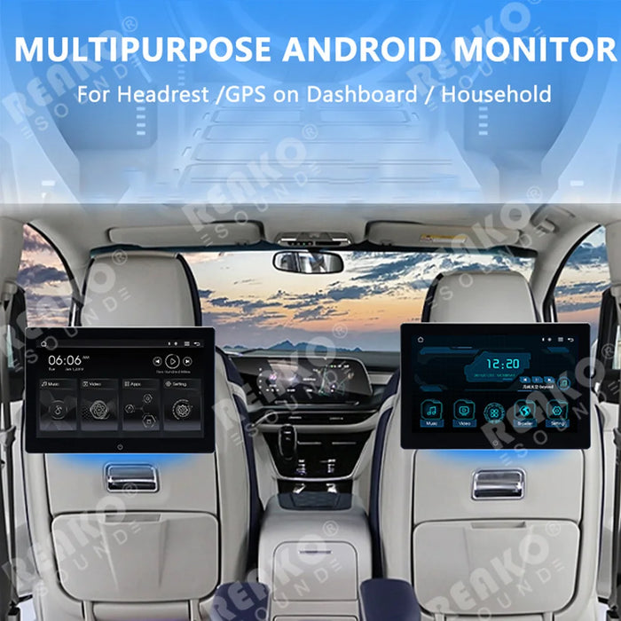 10.1" Touchscreen Car Headrest Monitor with WiFi
