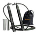 Weighted jump rope with aluminium alloy handles and adjustable length