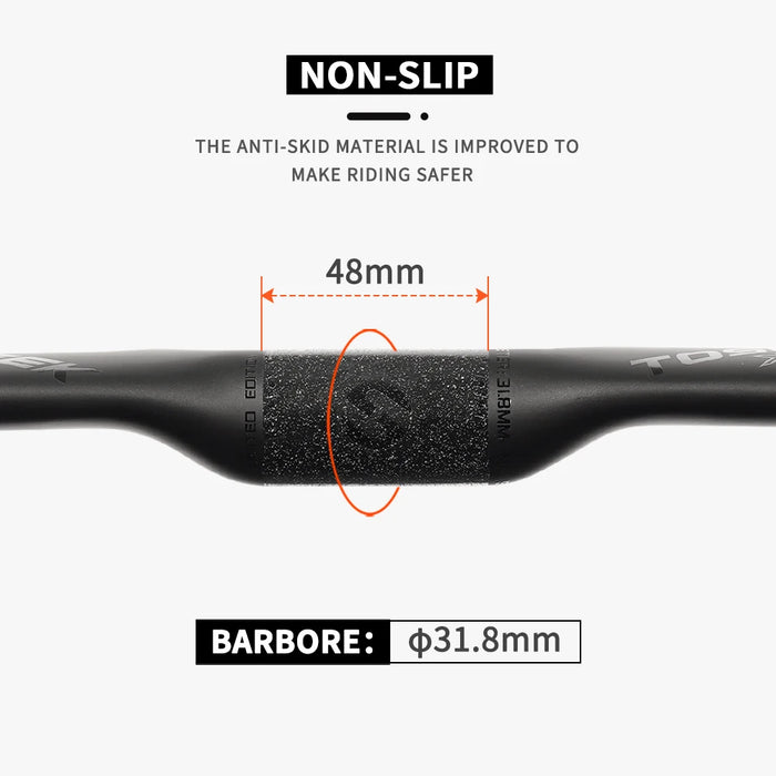 Integrated internal cable routing system hides cables inside the handlebar, improving aerodynamics and giving your bike a sleek and professional appearance
