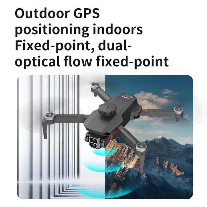 Portable Brushless Drone with 8K Camera, GPS Follow, and 30 Min Flight Time White