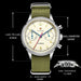 38mm mechanical watch with chronograph, sapphire crystal, and Seagull movement