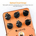 Overdrive Guitar Effects Pedal with Amplifier Simulation for JF-14 with adapter