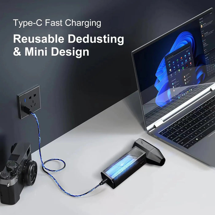 Battery-powered operation provides cordless convenience