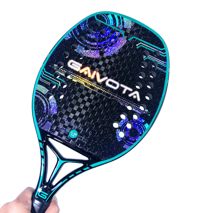 High-performance Beach Tennis Racquet with Carbon Fiber and Rough Surface