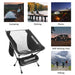ultralight camping folding chair with 600D Oxford fabric seat for superior comfort