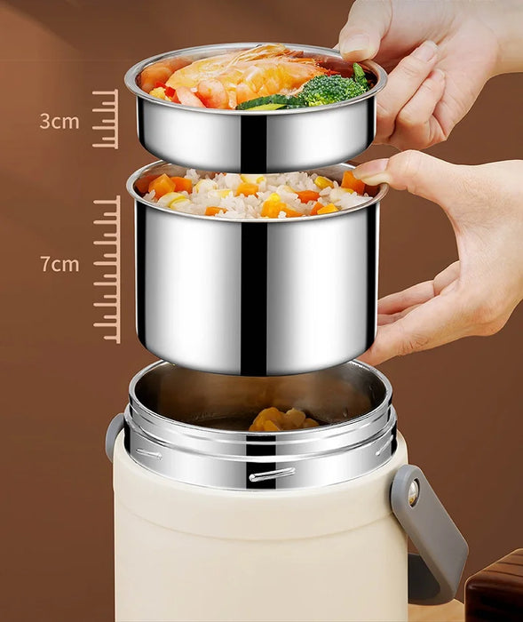 1.6L Portable Electric Lunch Box with Adjustable Temperature  home car