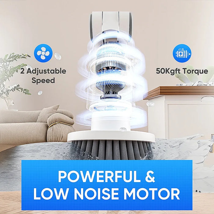 Cordless Rotating Cleaning Brush for Bathroom & Kitchen