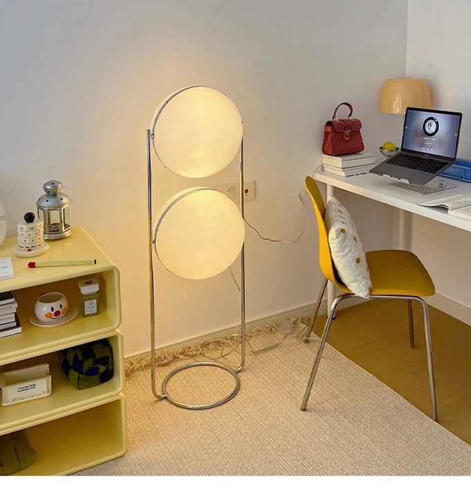 Decorative 2 Head LED Floor Lamp for Home Spaces