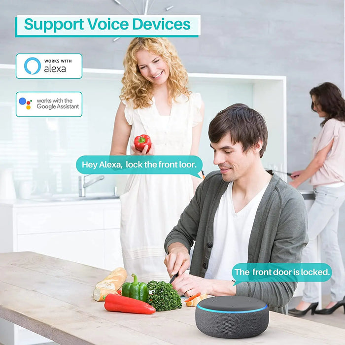 Advanced Smart Lock with Remote Control Functionality and Anti-Peep Keypad