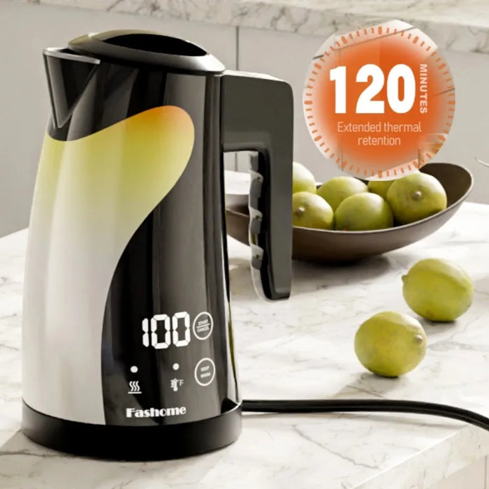 1.25L Electric Kettle Stainless Steel Temperature Control 1300W