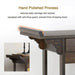 Vintage Rustic Console Table with Pull Drawer & Shelf - FLUXA