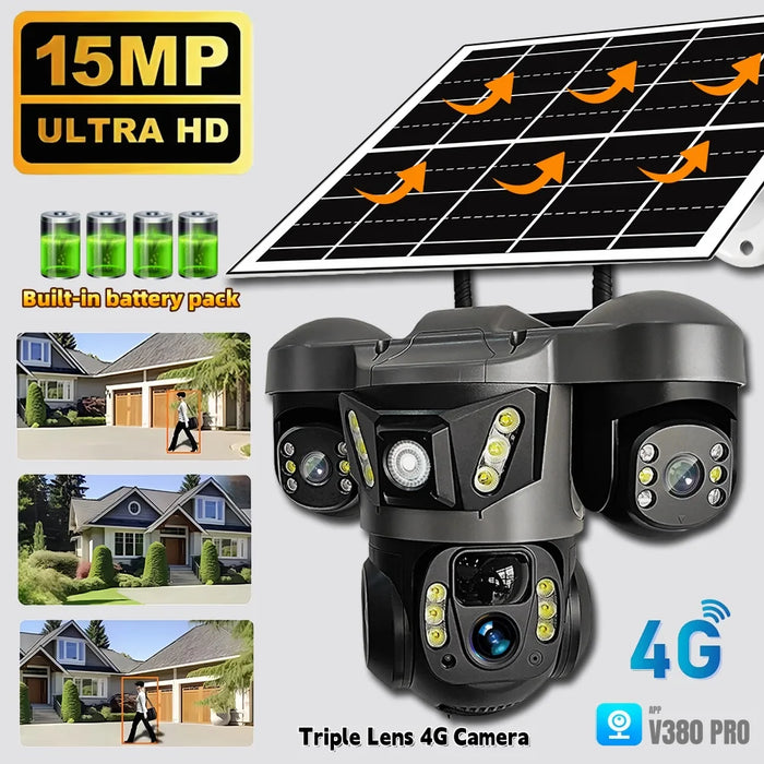 Outdoor 4G CCTV Camera with 10X Zoom & Motion Alerts