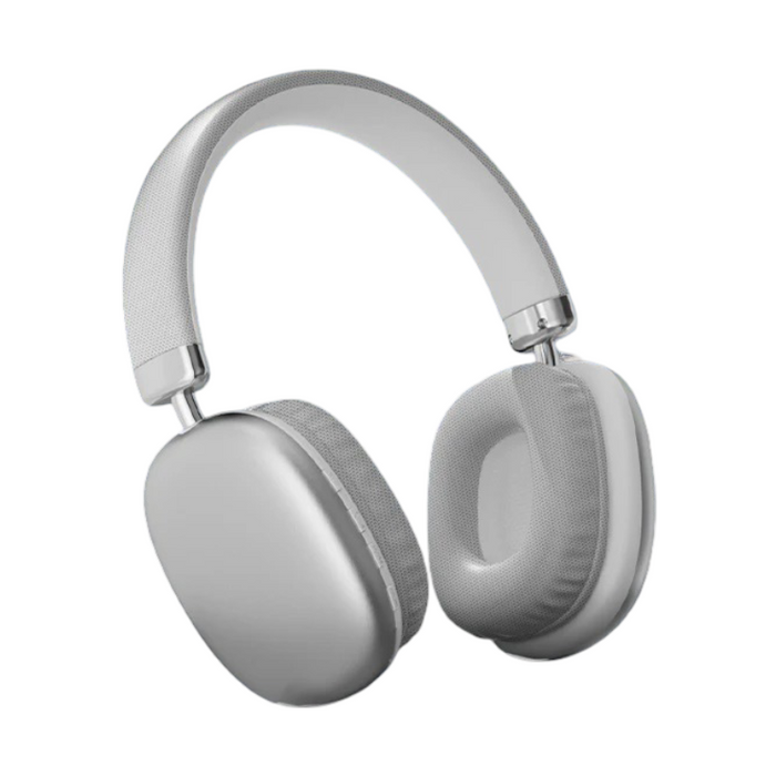 SY-T10 Silver Wireless Headphones with ANC & 20H Battery Life