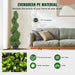 Lush and Lifelike Faux Topiaries with 5-Layer Spiral Design