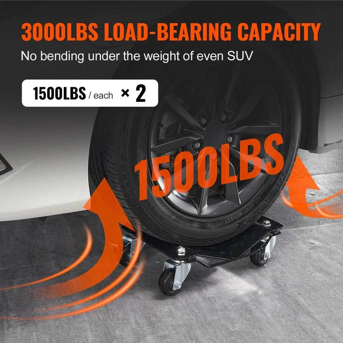 Heavy-Duty Capacity: Each dolly supports up to 680 kg, with a combined capacity of 1,360 kg for a set of 2