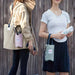 Unisex-adult large crossbody bag with insulated water bottle holder