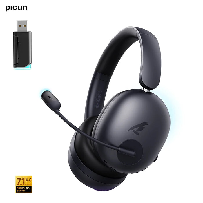 Gaming Headset with Mic Active Noise Cancelling, 40mm Driver