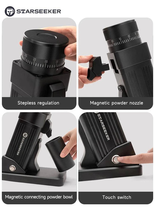 Electric Coffee Grinder with 72W motor for efficient and quiet operation