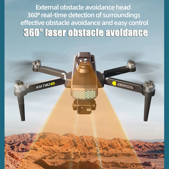 Portable 8K Camera Drone with Laser Obstacle Avoidance OAS-Screen control