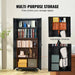 Large metal storage cabinet with 2 magnetic doors, 4 adjustable shelves
